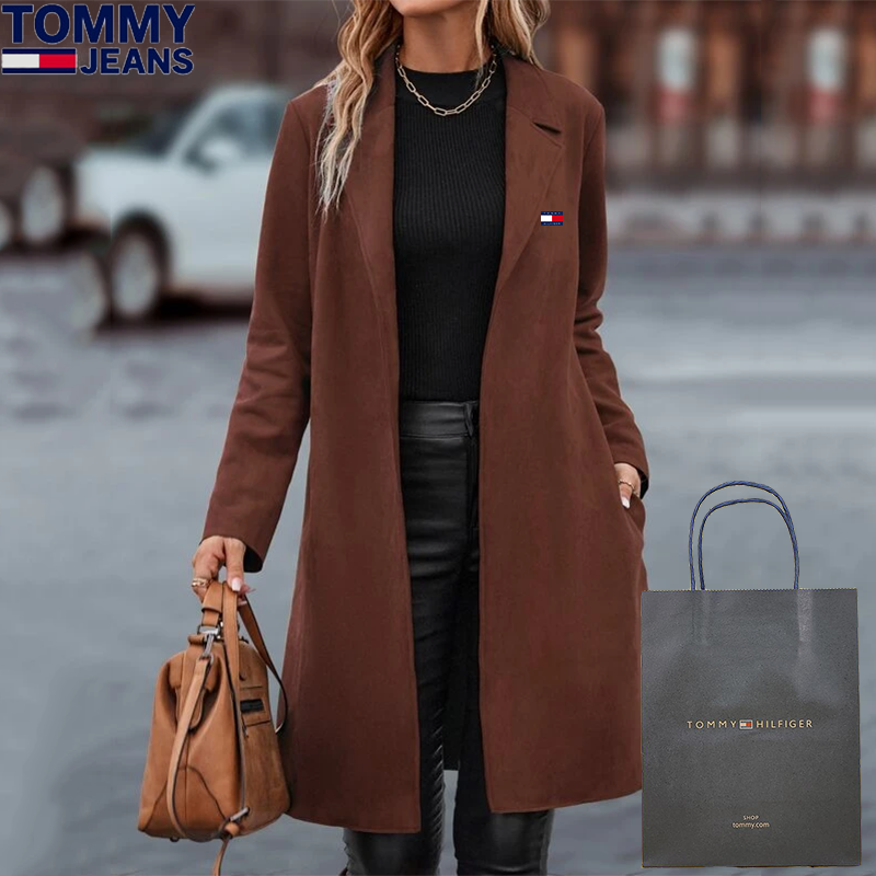 Casual cashmere-lang frakke
