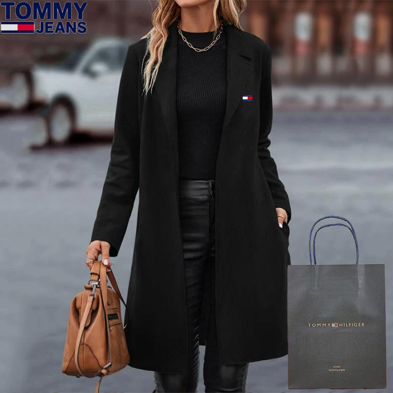Casual cashmere-lang frakke