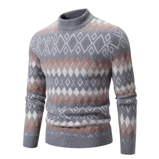 Felix - Smal genser med rund halsringning for uformell eleganse
