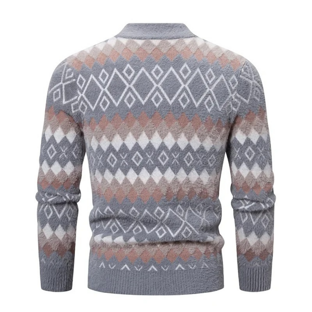 Felix - Smal genser med rund halsringning for uformell eleganse