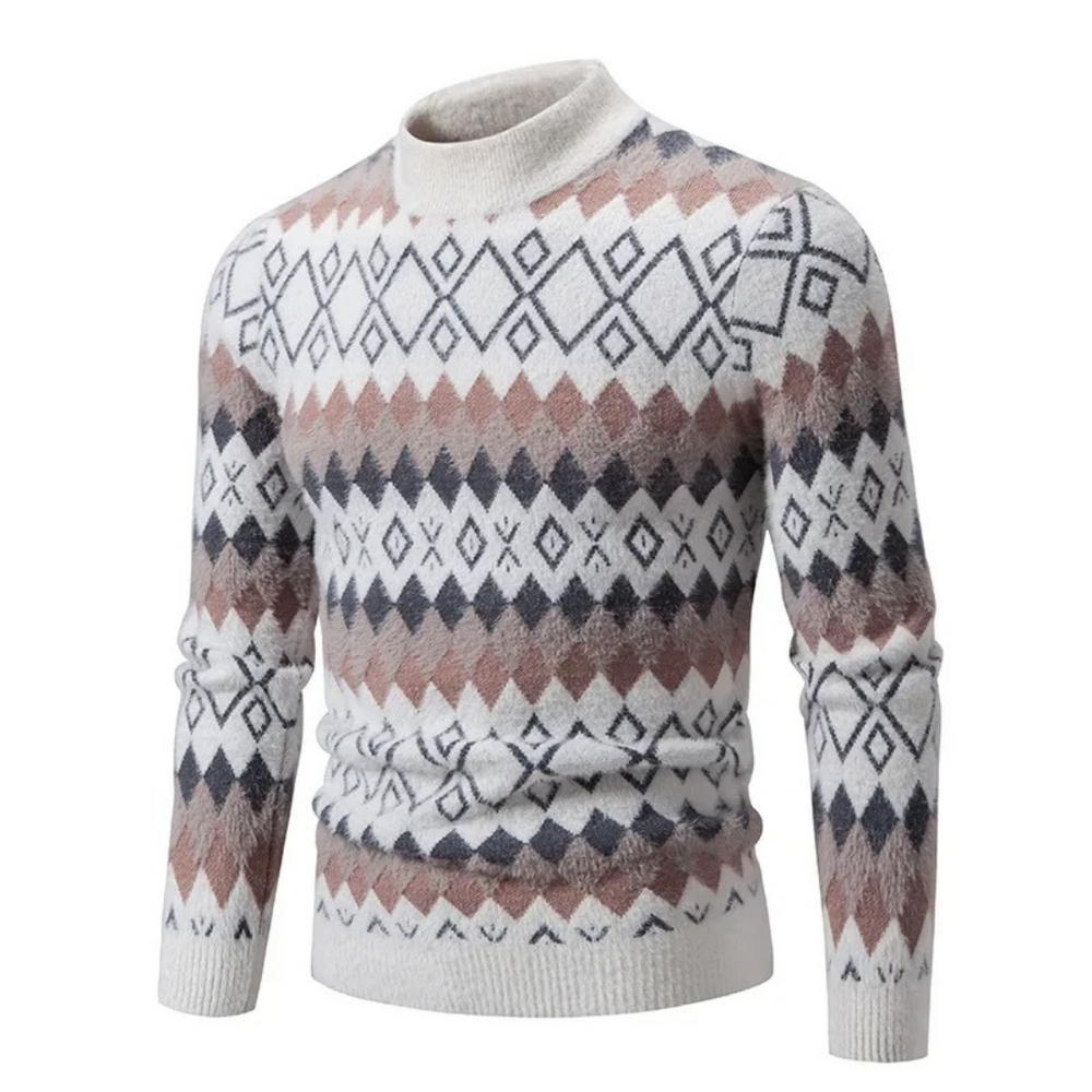 Felix - Smal genser med rund halsringning for uformell eleganse
