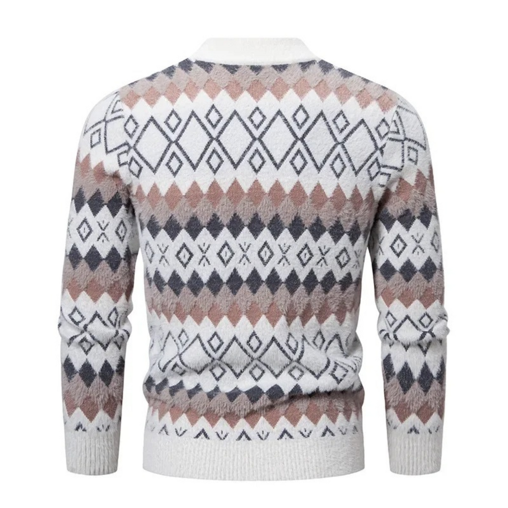 Felix - Smal genser med rund halsringning for uformell eleganse