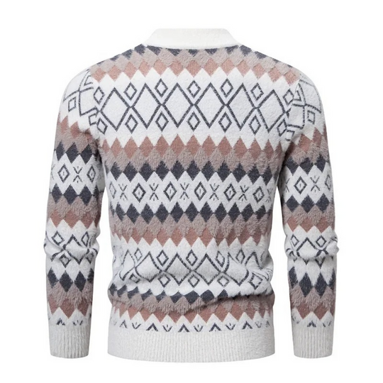 Felix - Smal genser med rund halsringning for uformell eleganse
